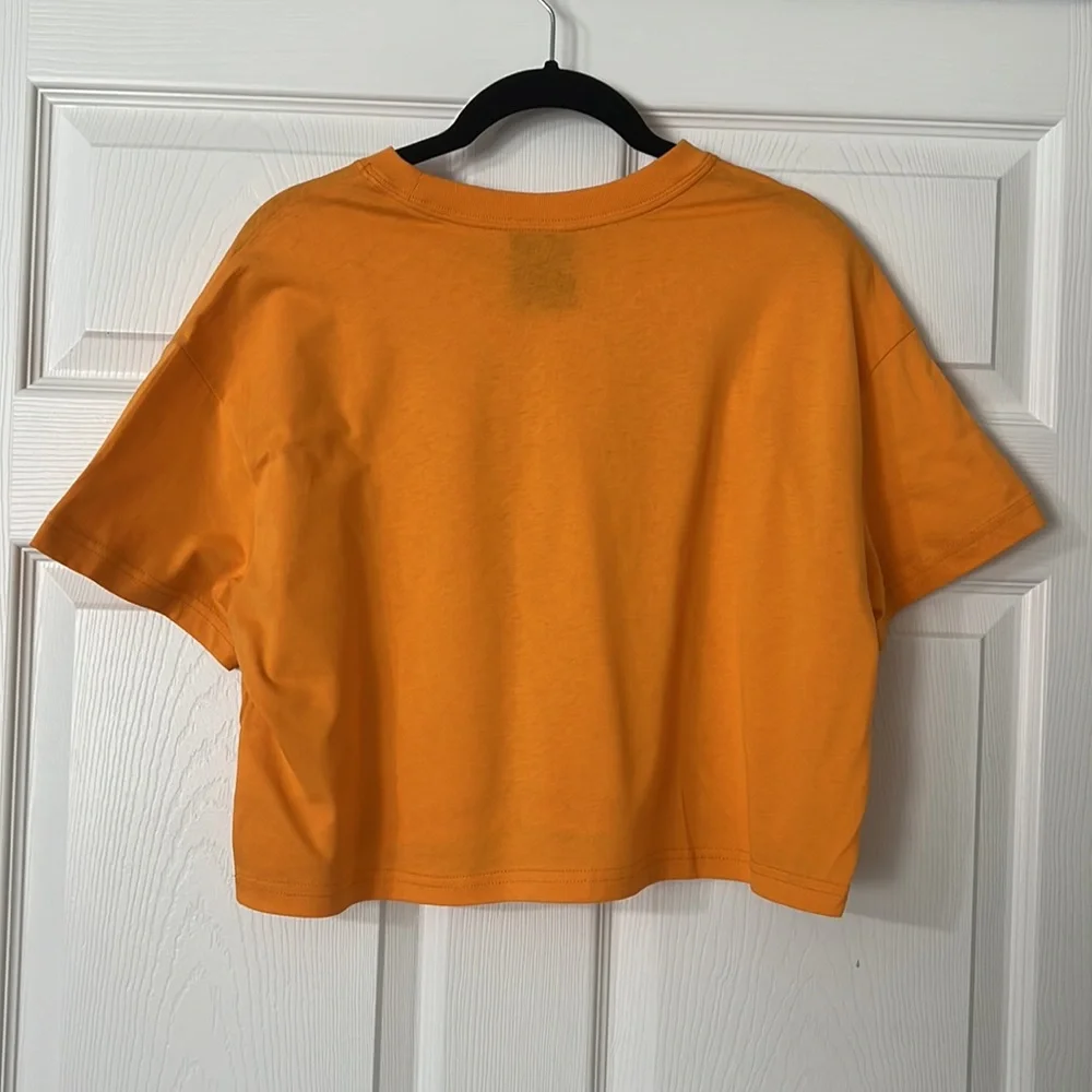 Nike cropped shirt, orange, large - Picture 2 of 2